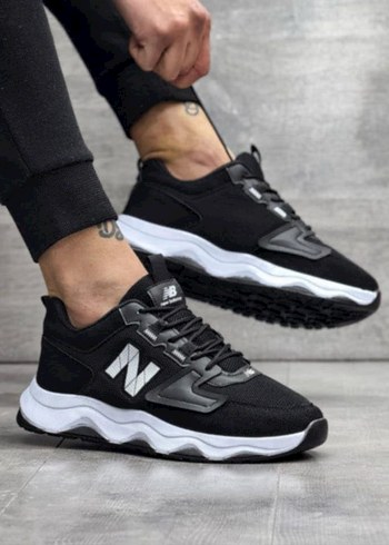 Erkek Siyah Sneaker Spor Ayakkabı