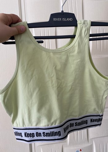 Defacto Pastel Yesil Spor Crop Top Rahat Ve Sik