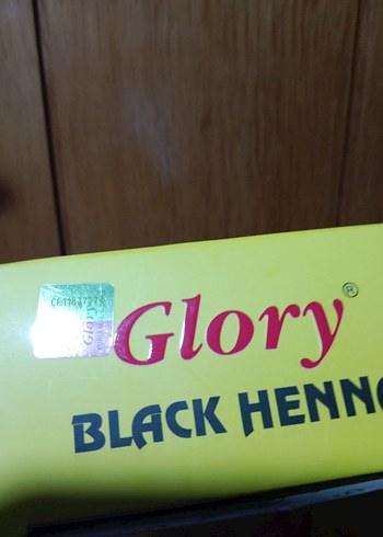 Glory Siyah Kına 6 adet,orijinal ürün, uzun süre hiç çıkmayan - Görsel 2