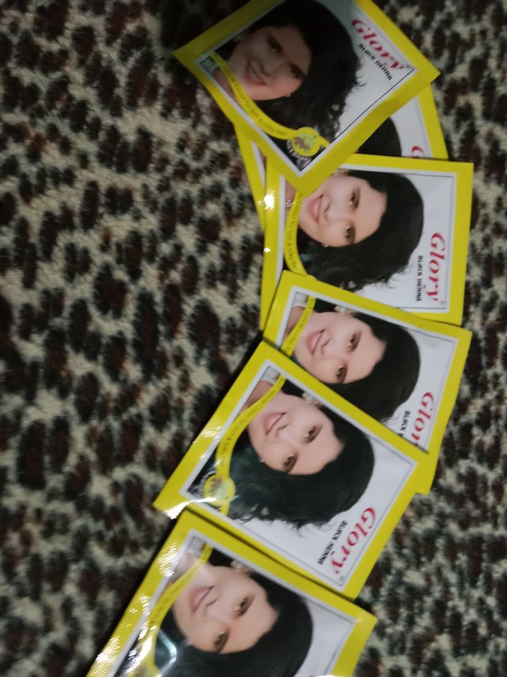 Glory Siyah Kına 6 adet,orijinal ürün, uzun süre hiç çıkmayan - Görsel 4