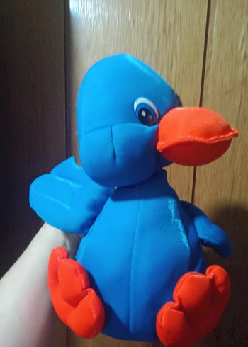 Mavi Renkli Peluş Ördek Oyuncak - Görsel 2