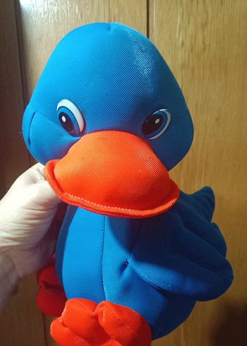 Mavi Renkli Peluş Ördek Oyuncak - Görsel 3