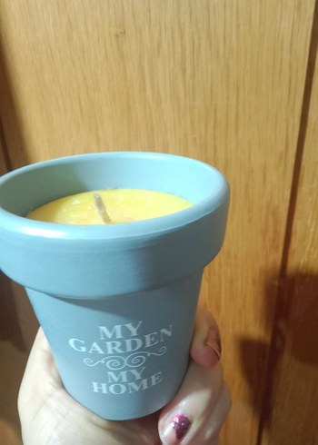 "My Garden My Home" Yazılı mum - Görsel 3