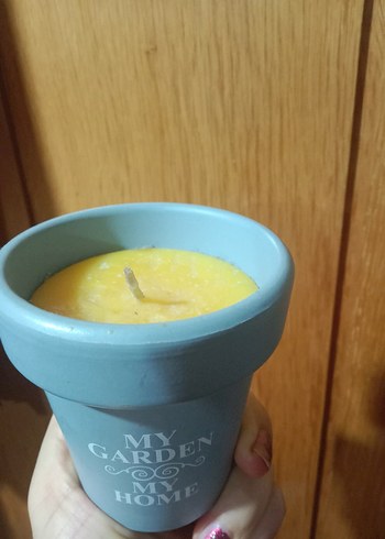 "My Garden My Home" Yazılı mum - Görsel 2