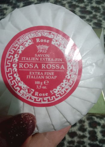 Altın renginde yaprak küpe artı 100 gr gül sabunu, yurtdışından - Görsel 2