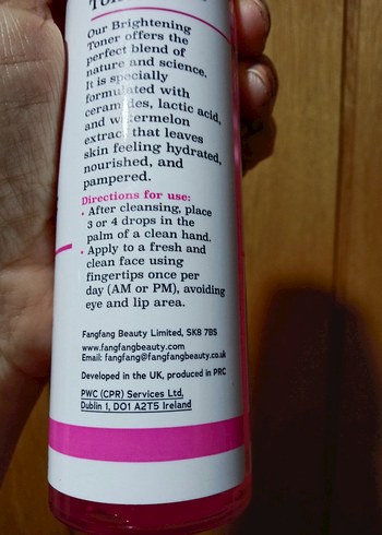 Dizzy Panda Aydınlatıcı Toner 145ml - Görsel 3