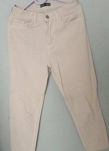 Mavi Jeans Bej koton pantolon