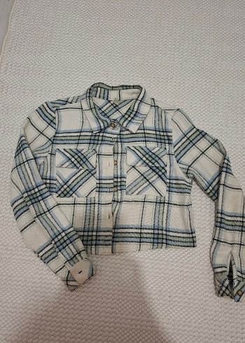 Düğmeli Gri Ekose cocuk Gömlek - Görsel 3