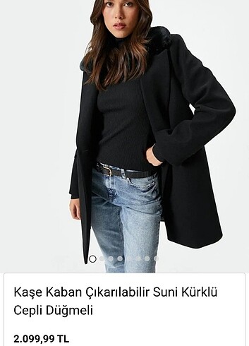 36 Beden koton kaşe kaban