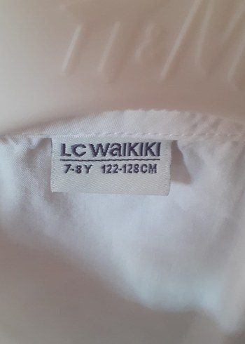 8 Yaş Beden Beyaz Nakışlı Kız Çocuk Kısa Kollu Gömlek