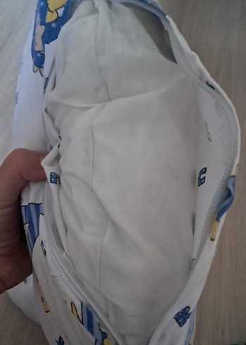 Mavi Desenli Emzirme  Yastığı ve Bebek Oturma Yastığı - Görsel 4