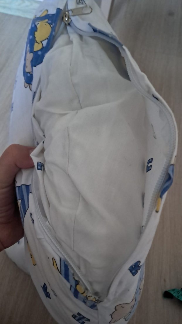 Mavi Desenli Emzirme  Yastığı ve Bebek Oturma Yastığı - Görsel 4