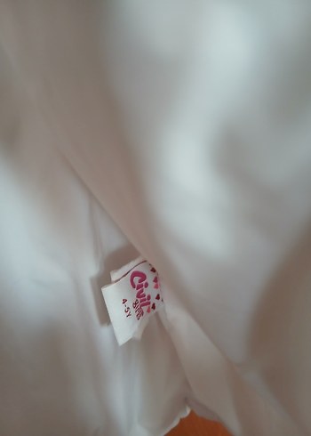 Kız Çocuk Beyaz Fermuarlı Yelek - Görsel 2