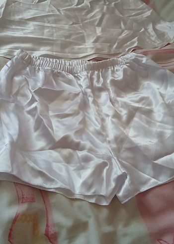 Dantel Detaylı Beyaz Gecelik - Görsel 6