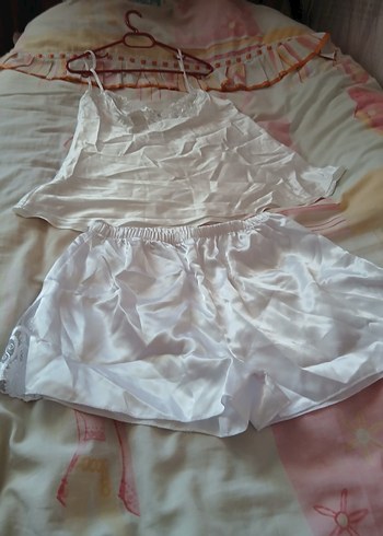 Dantel Detaylı Beyaz Gecelik - Görsel 5