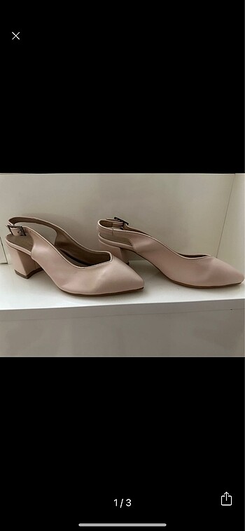 Rahat pudra rengi ayakkabı - Görsel 2