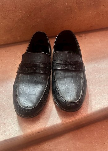 Siyah Erkek Klasik Yılan Desenli Ayakkabı - Görsel 3
