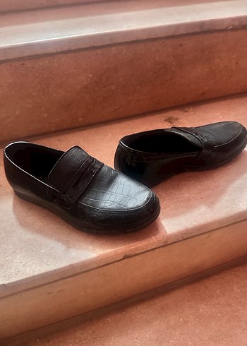 Siyah Erkek Klasik Yılan Desenli Ayakkabı - Görsel 2