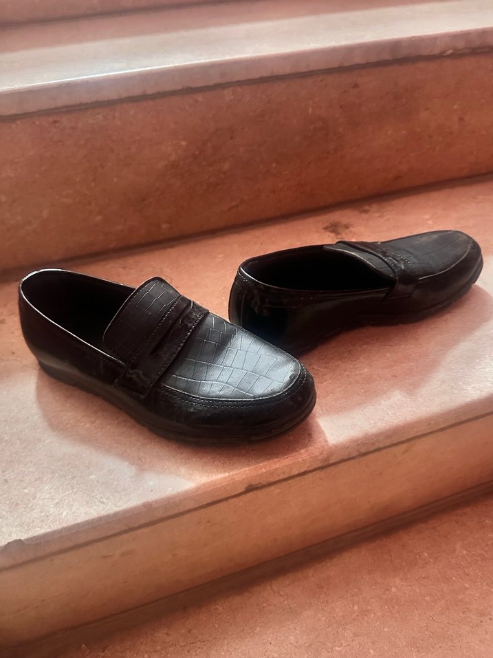 Siyah Erkek Klasik Yılan Desenli Ayakkabı - Görsel 2