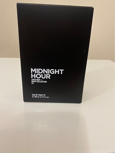 Zara midnight hour 80 ml erkek parfümü