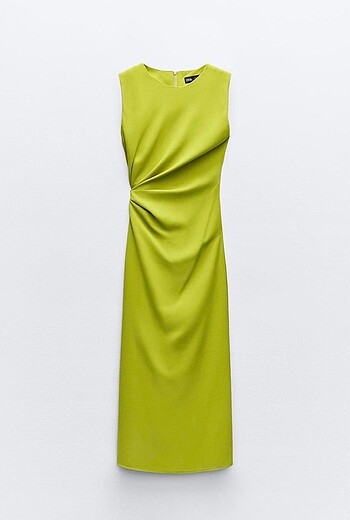 Zara Zara ZW collection büzgülü elbise