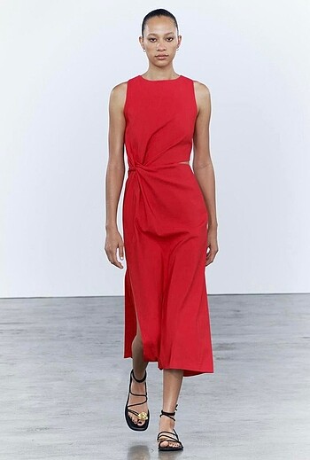 Zara ZW collection cut out elbise