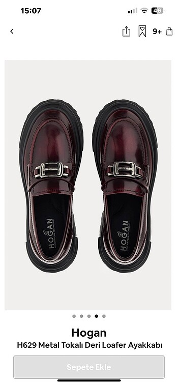 36 Beden Hogan Loafers