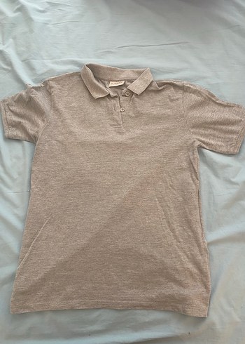 Gri kız Çocuk Polo Tişört - Görsel 4