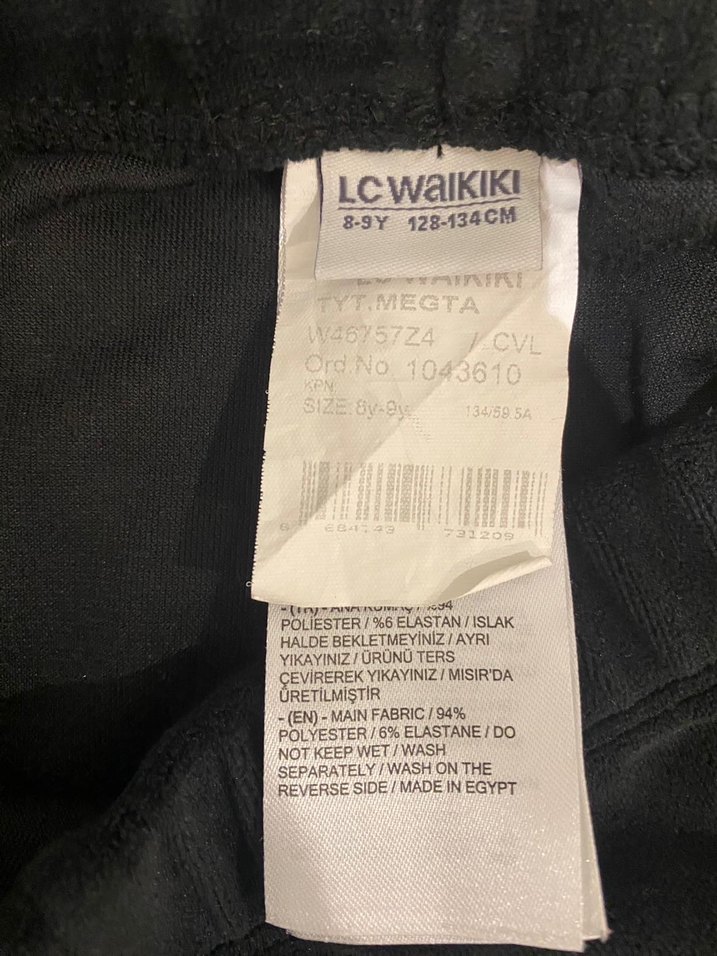 Kız Çocuk siyah Tayt - Görsel 4