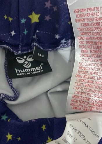 Renkli Bağlama Desenli Kız Tayt - Görsel 3