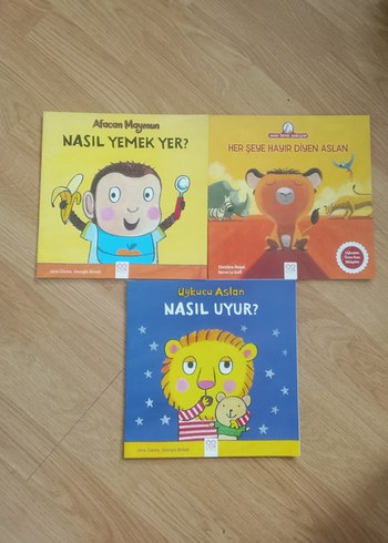 1001 Çiçek Yayıncılık 3 adet çocuk kitabi