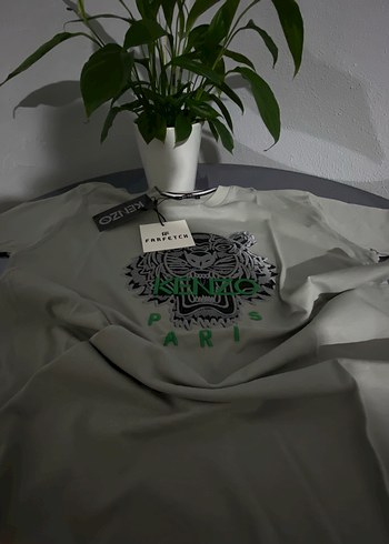 Kenzo yeşil kaplan Desenli Sweatshirt - Görsel 2