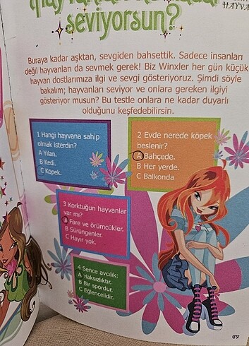  Beden Renk Winx Club Bu Ne Karın Ağrısı Kitabı