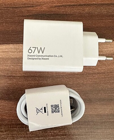 Xiaomi 67 w sarj aleti turbo SIFIR