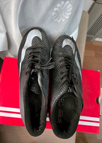 Yılan Desenli Erkek Futbol Ayakkabısı - Kırmızı Gri - Görsel 5