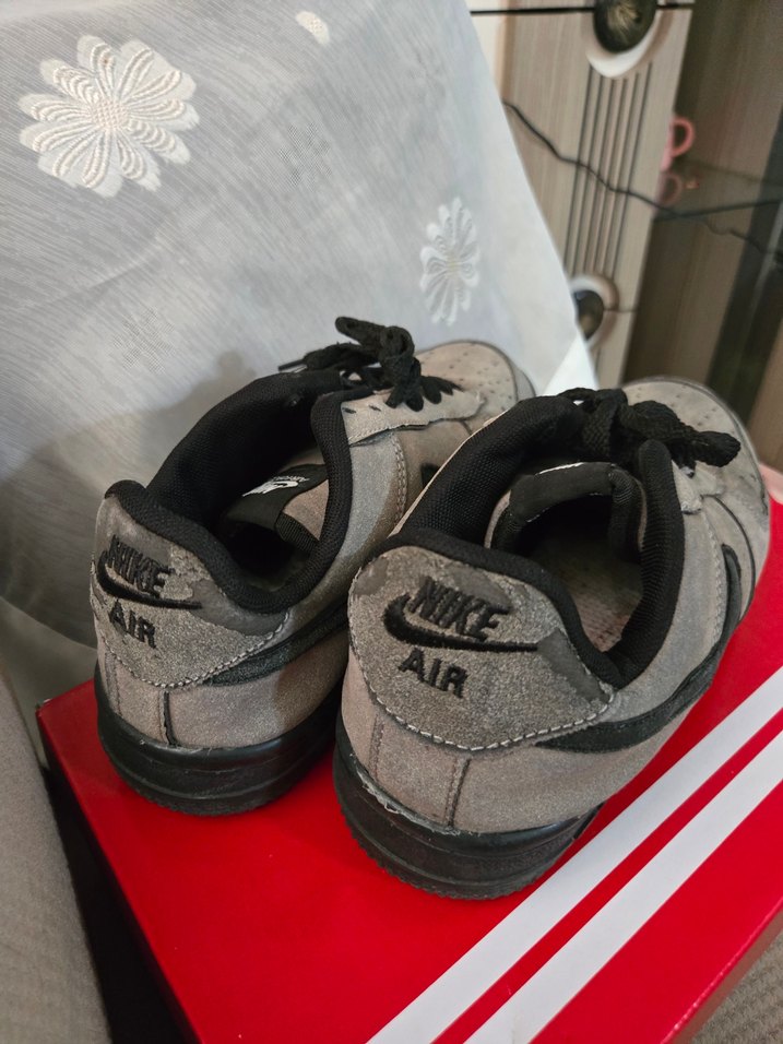 41 numara Nubuk Gri Erkek Ayakkabı Bağcıklı - Görsel 3