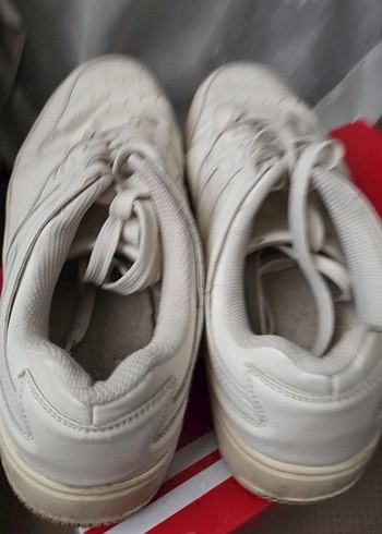 Beyaz Bağcıklı Erkek Spor Ayakkabı - Görsel 4