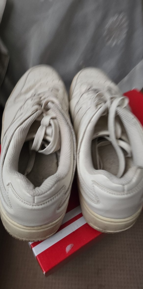 Beyaz Bağcıklı Erkek Spor Ayakkabı - Görsel 4