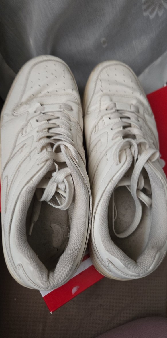 Beyaz Bağcıklı Erkek Spor Ayakkabı - Görsel 5