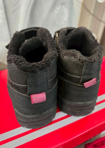 Kız Çocuk Siyah-Pembe Punk Tarzı Bot - Görsel 5