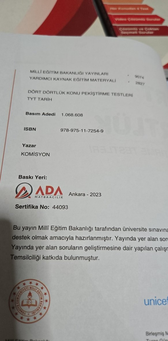 Dört Dörtlük TYT Konu Pekiştirme Testleri Seti 3 kitap fiyatı - Görsel 5