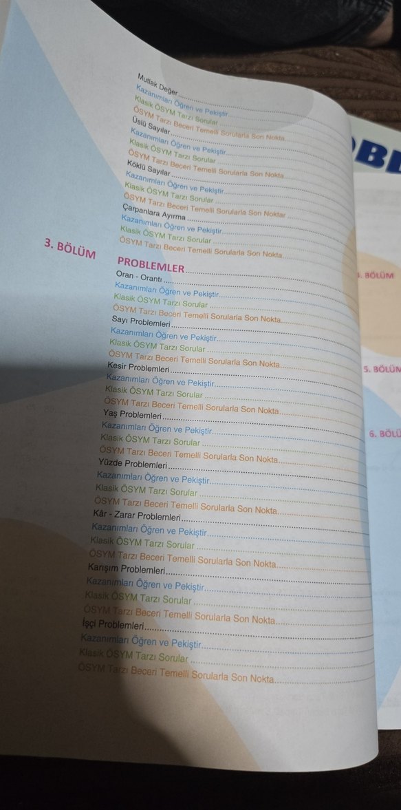 MİRAY YAYINLARI TYT Matematik Pratik Notları Soru Bankası - Görsel 4