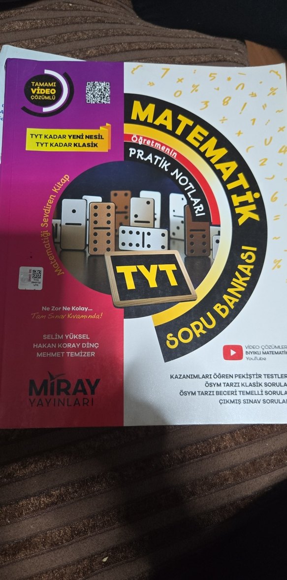 MİRAY YAYINLARI TYT Matematik Pratik Notları Soru Bankası - Görsel 2