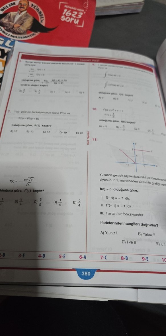 Yanıt yayın.AYT baştan sona Matematik - Görsel 4