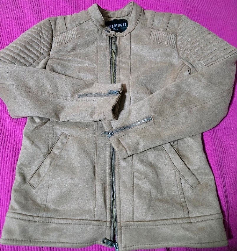 Bej Erkek kaşe mont,M Beden Yepyeni - Görsel 2