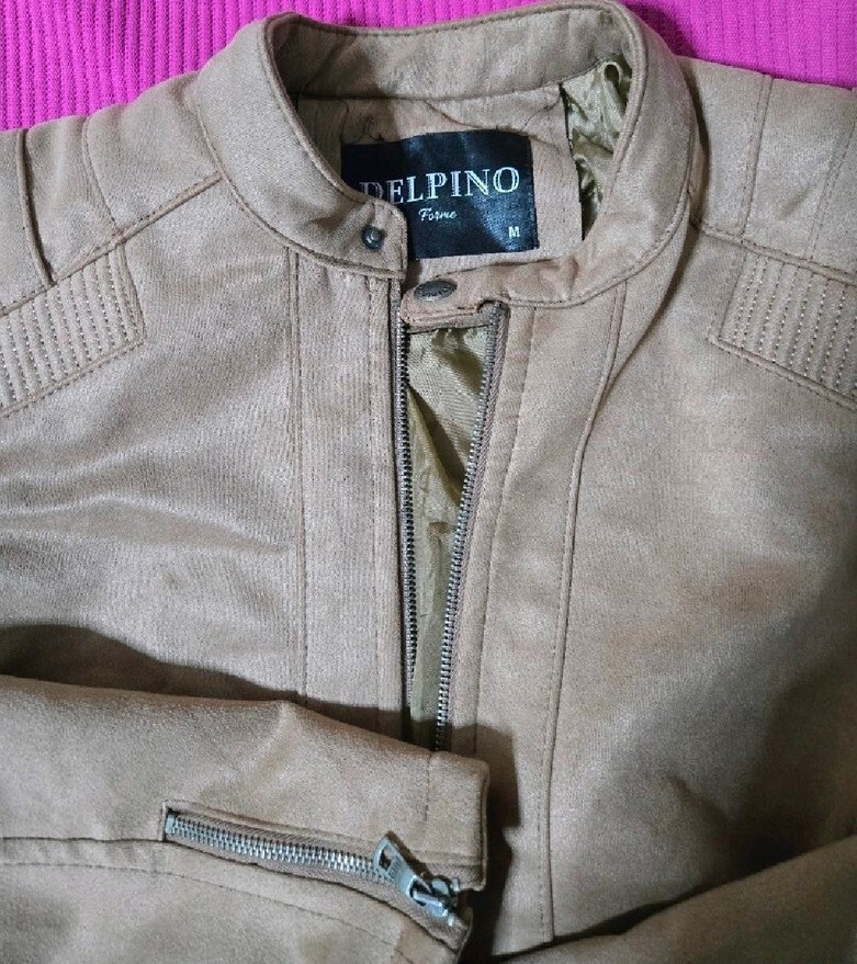 Bej Erkek kaşe mont,M Beden Yepyeni - Görsel 4