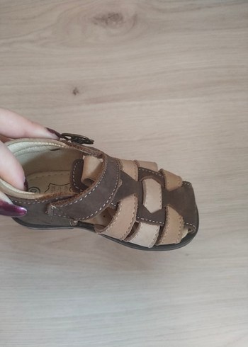 Kahverengi Erkek Bebek İlk Adım Ayakkabısı - Görsel 2