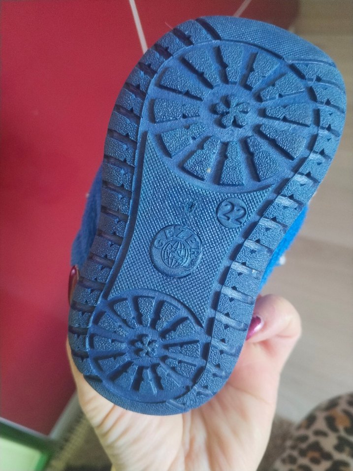 Renkli Erkek Çocuk Polar Ev Terliği - Görsel 2