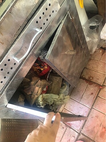  Beden Bahçe tipi mangal dolaplı