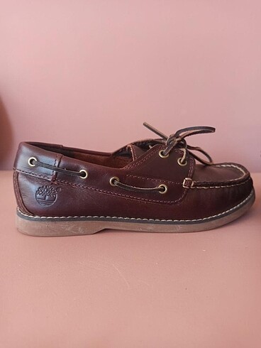 34 Beden bordo Renk Timberland deri ayakkabı
